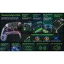 Бездротовий контролер AUROCE Ray1 для PS4 PS3 PC прозорий із RGB Neon
