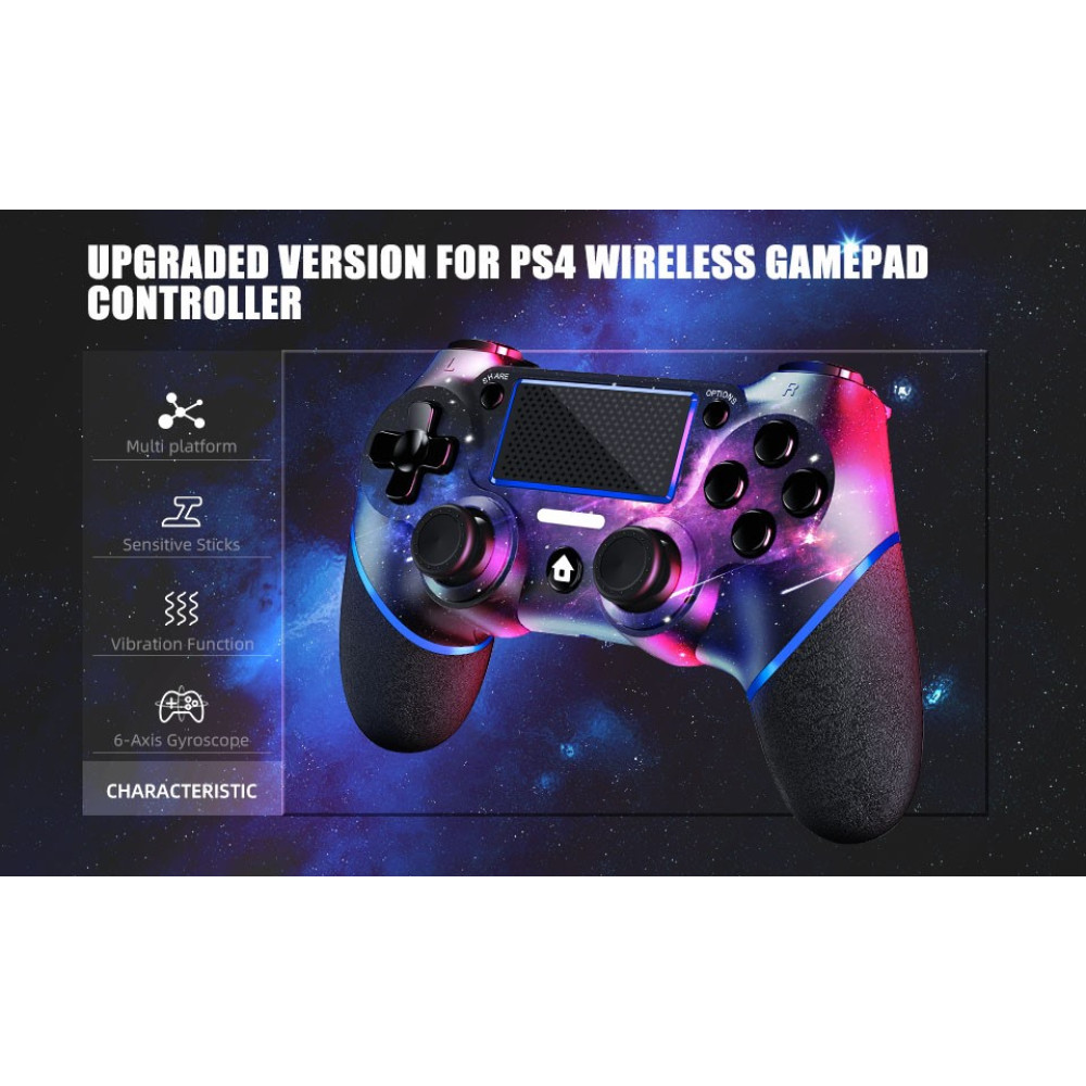 Беспроводной контроллер SAMINRA совместим с PS4 PS4 Pro PC