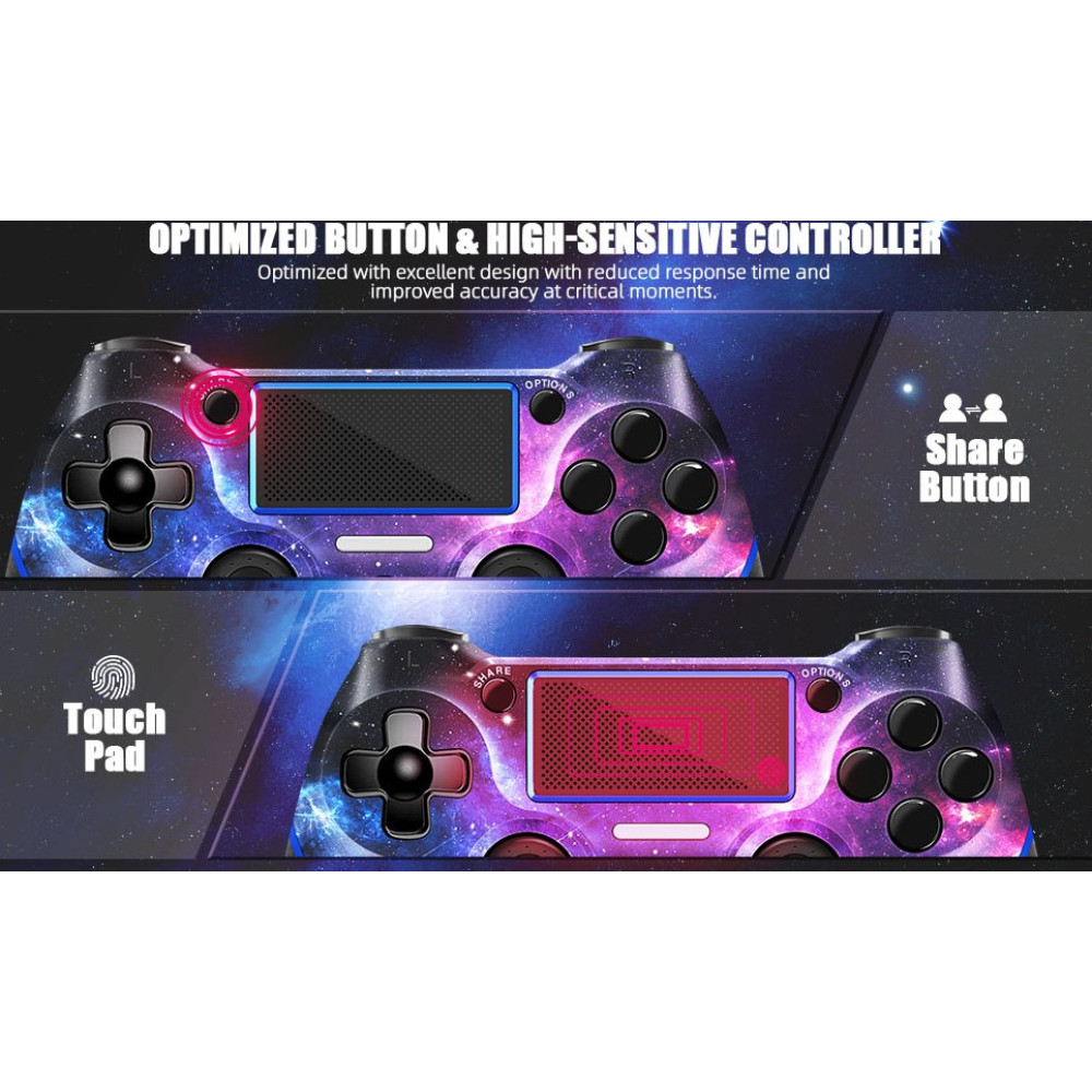 Беспроводной контроллер SAMINRA совместим с PS4 PS4 Pro PC