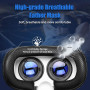 VR очки PUSABIYOU 3D для смартфона 5-7 дюймов Bluetooth с контроллером