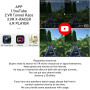 VR очки PUSABIYOU 3D для смартфона 5-7 дюймов Bluetooth с контроллером