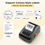 Портативный Bluetooth термопринтер этикеток от 20 до 50 мм SUPVAN T50M Pro