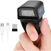 Кольцевой Bluetooth-сканер штрихкодов JRHC 1D 2D беспроводной 2 4G и USB