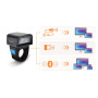 Кольцевой Bluetooth-сканер штрихкодов JRHC 1D 2D беспроводной 2 4G и USB
