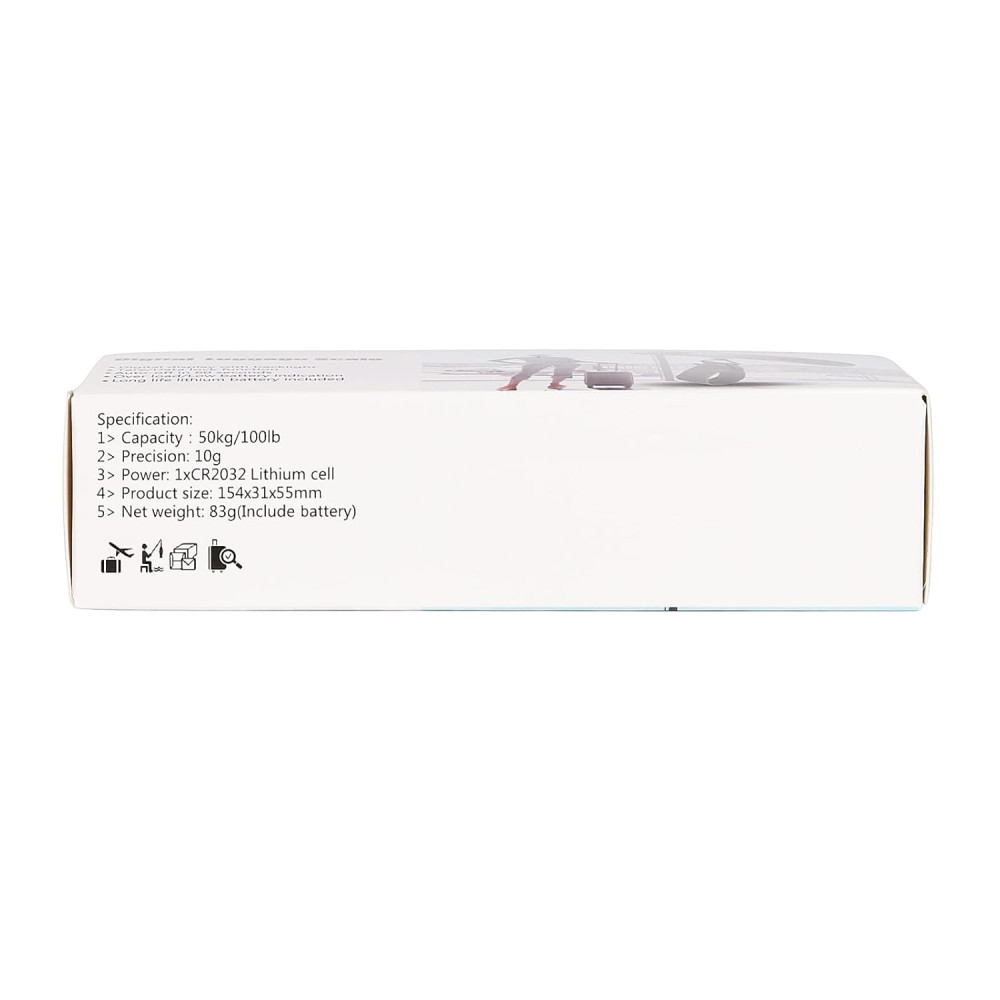 Весы для багажа MYCARBON, 50 кг, с подсветкой и функцией тары