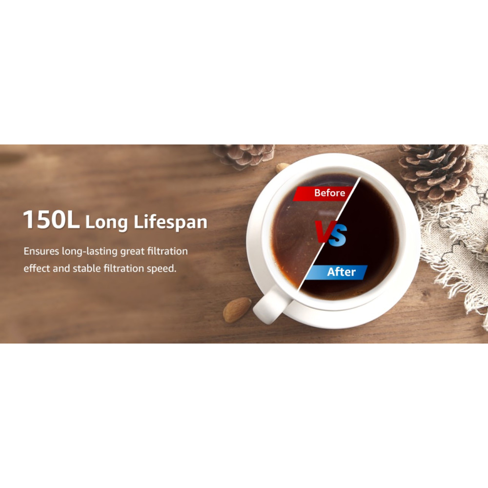 Фильтр для кофемашины Waterdrop замена для Philips AquaClean CA6903 3 шт