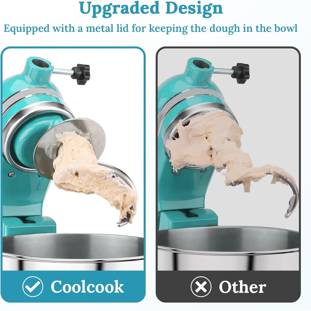 Спиральный крюк для теста из нержавеющей стали Coolcook для миксеров KitchenAid 