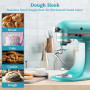 Спиральный крюк для теста из нержавеющей стали Coolcook для миксеров KitchenAid 
