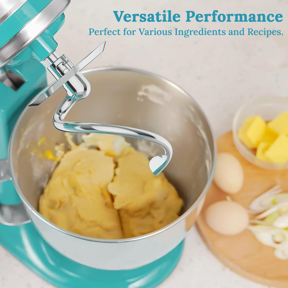 Спиральный крюк для теста из нержавеющей стали Coolcook для миксеров KitchenAid 