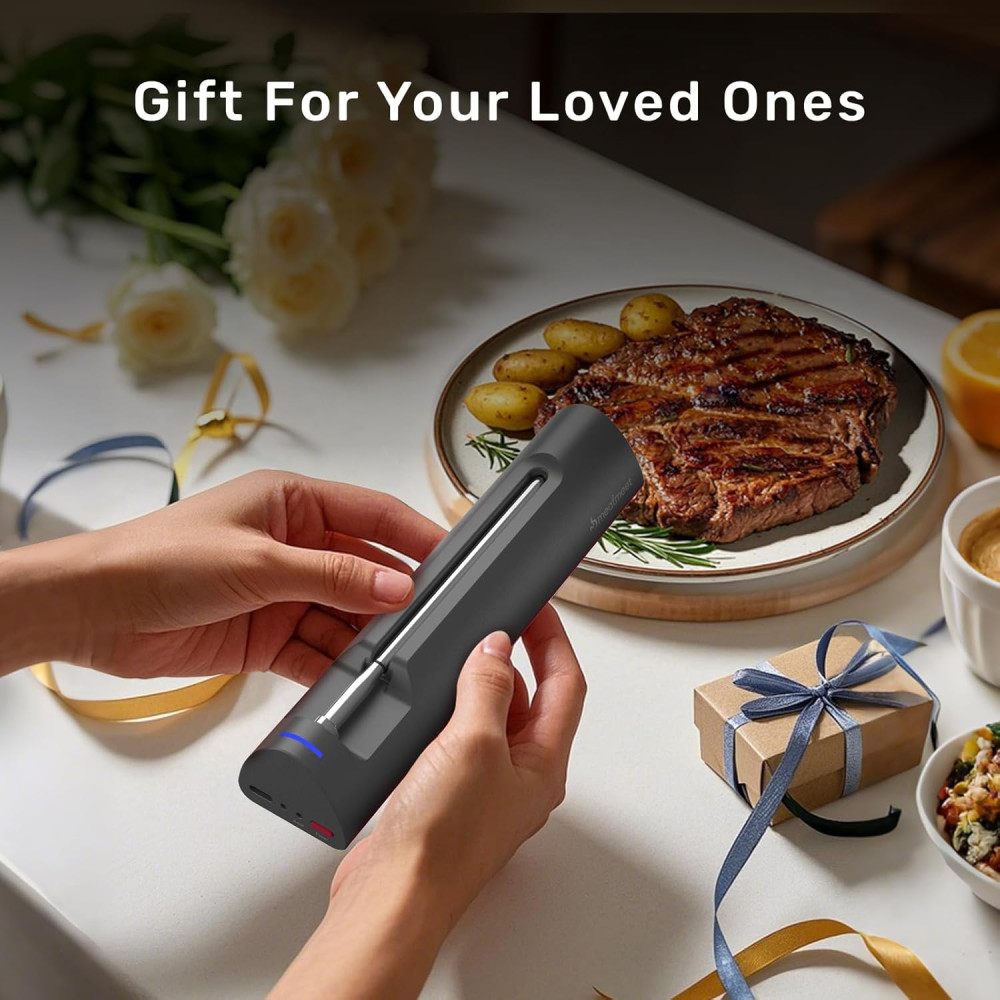 Термометр для мяса Meatmeet Pro с Wi-Fi и Bluetooth, IP67