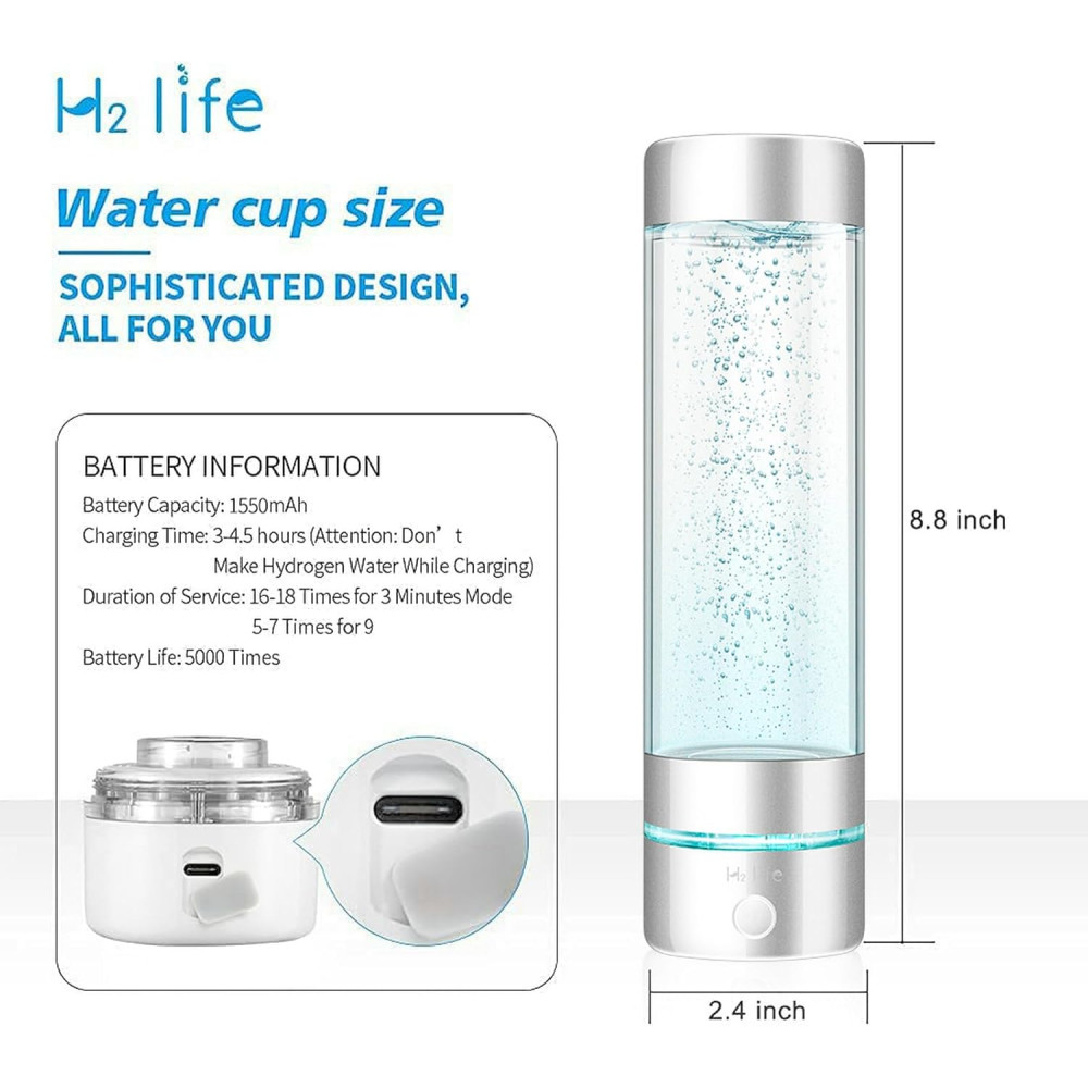 Генератор водородной воды H2 Life 320 мл