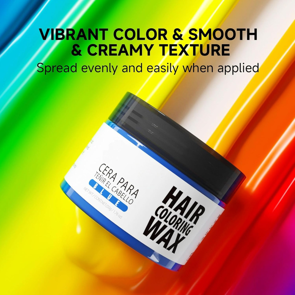 Фиолетовый воск для волос временный Gowwim Hair Wax Color