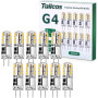 Светодиодные лампы Tailcas G4, мощностью 1,5 Вт, 12 В, цоколь типа JC, (10 штук)