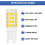 G9 LED Лампочка SumVibe 5W 420LM дневной свет 6000K AC100-240V 6 шт