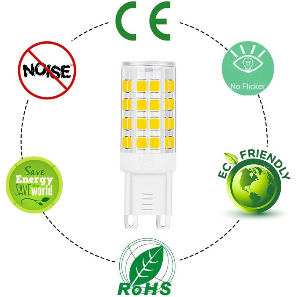 G9 LED Лампочка SumVibe 5W 420LM дневной свет 6000K AC100-240V 6 шт