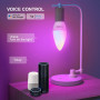 Smart LED Лампочка EXTRASTAR E14 RGB WiFi управления дымированная 6W 600LM