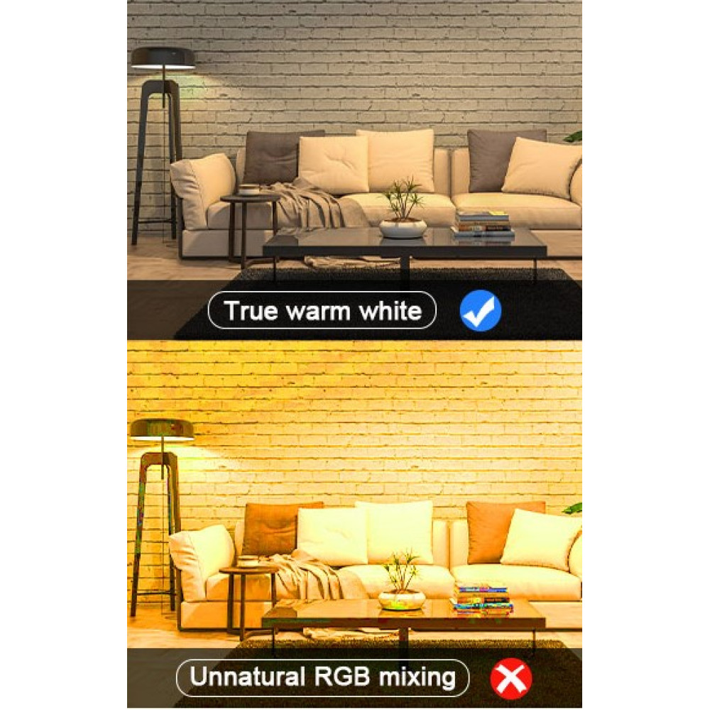 Smart LED Лампочка EXTRASTAR E14 RGB WiFi управления дымированная 6W 600LM