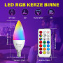 Светодиодные лампы TobeBright E14 RGB LED с пультом 3W