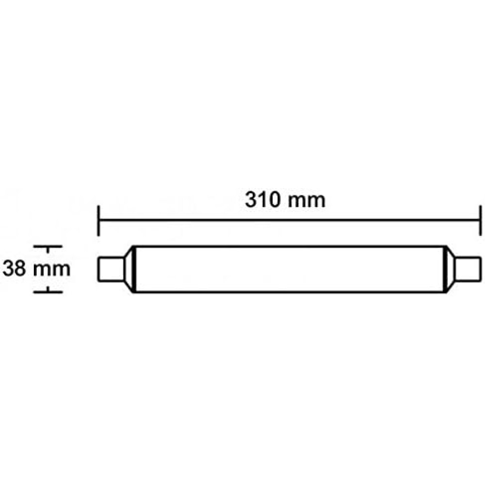 LED лампа Vision EL S19 Linolite 6 Вт 31 см нейтральный белый свет 4000 K