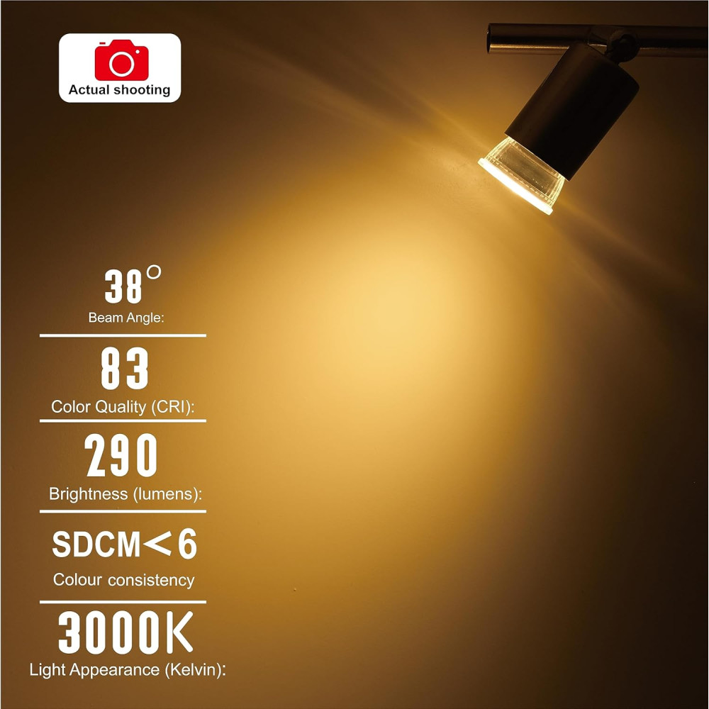LED лампы DEIFUA Mini GU10 4 5 Вт теплый белый свет 4 шт