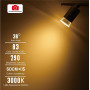 LED лампы DEIFUA Mini GU10 4 5 Вт теплый белый свет 4 шт