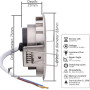 LED светильники Lumare 4W теплый свет 2700К набор 6 шт