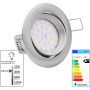 LED светильники Lumare 4W теплый свет 2700К набор 6 шт
