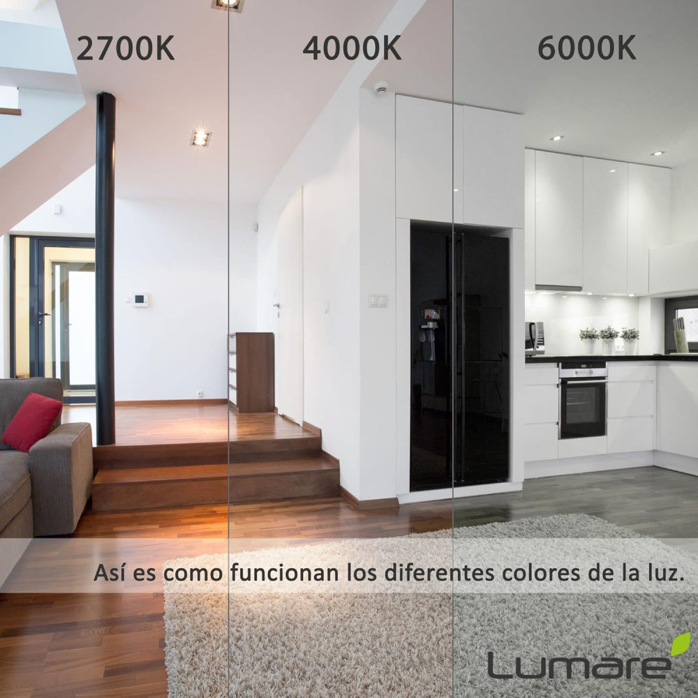 LED светильники Lumare 4W теплый свет 2700К набор 6 шт