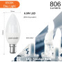 Светодиодная LED лампа paul russells B15 6500K 806 лм дневной свет
