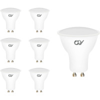 Светодиодные лампы GY GU10 LED 6 Вт 4000K 450 лм нейтральный белый свет 6 шт