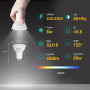 Светодиодные лампы GY GU10 LED 6 Вт 4000K 450 лм нейтральный белый свет 6 шт