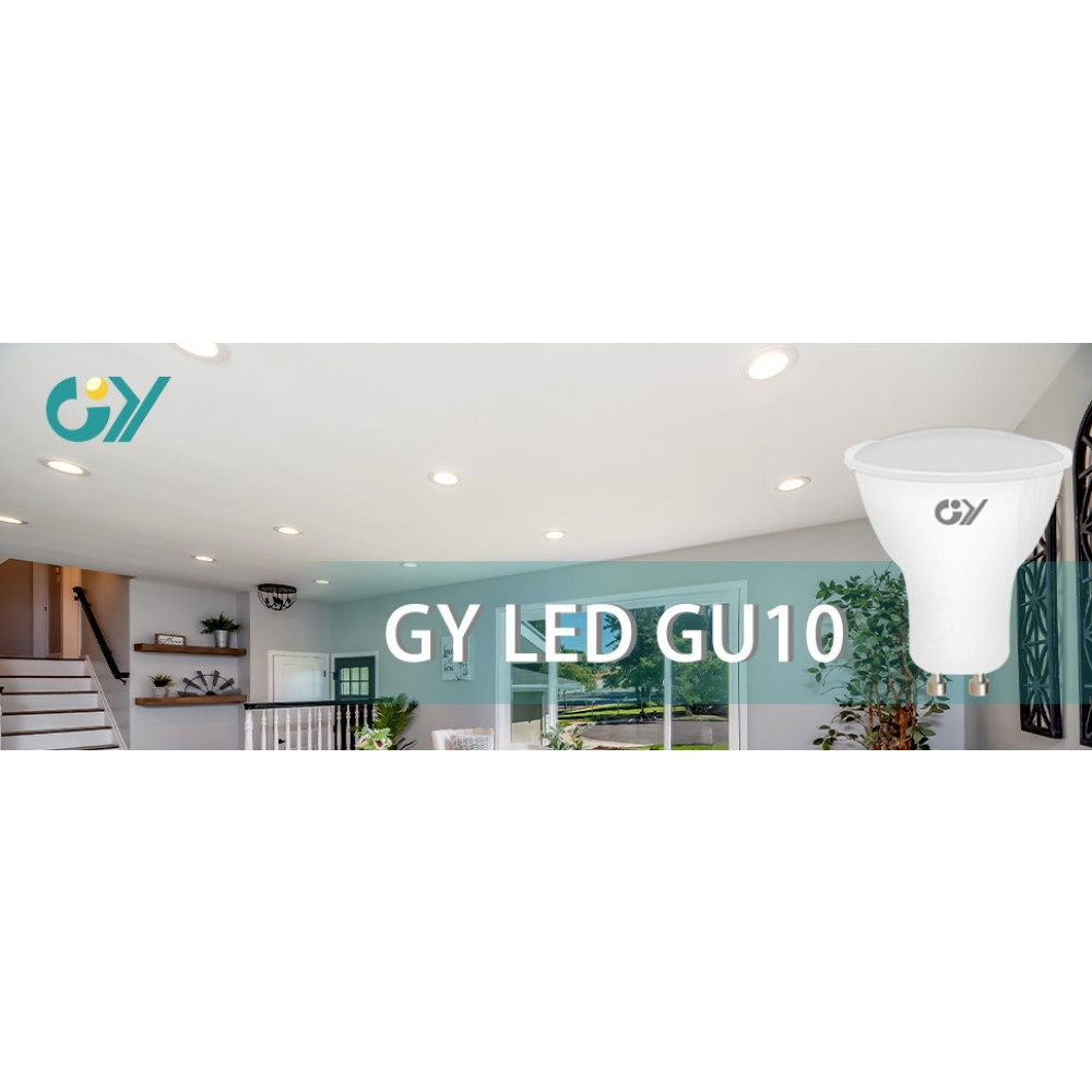 Светодиодные лампы GY GU10 LED 6 Вт 4000K 450 лм нейтральный белый свет 6 шт