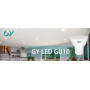 Светодиодные лампы GY GU10 LED 6 Вт 4000K 450 лм нейтральный белый свет 6 шт