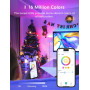 Умные LED лампы meross Smart WiFi E26 RGBWW 9 Вт 810 лм набор 2 шт