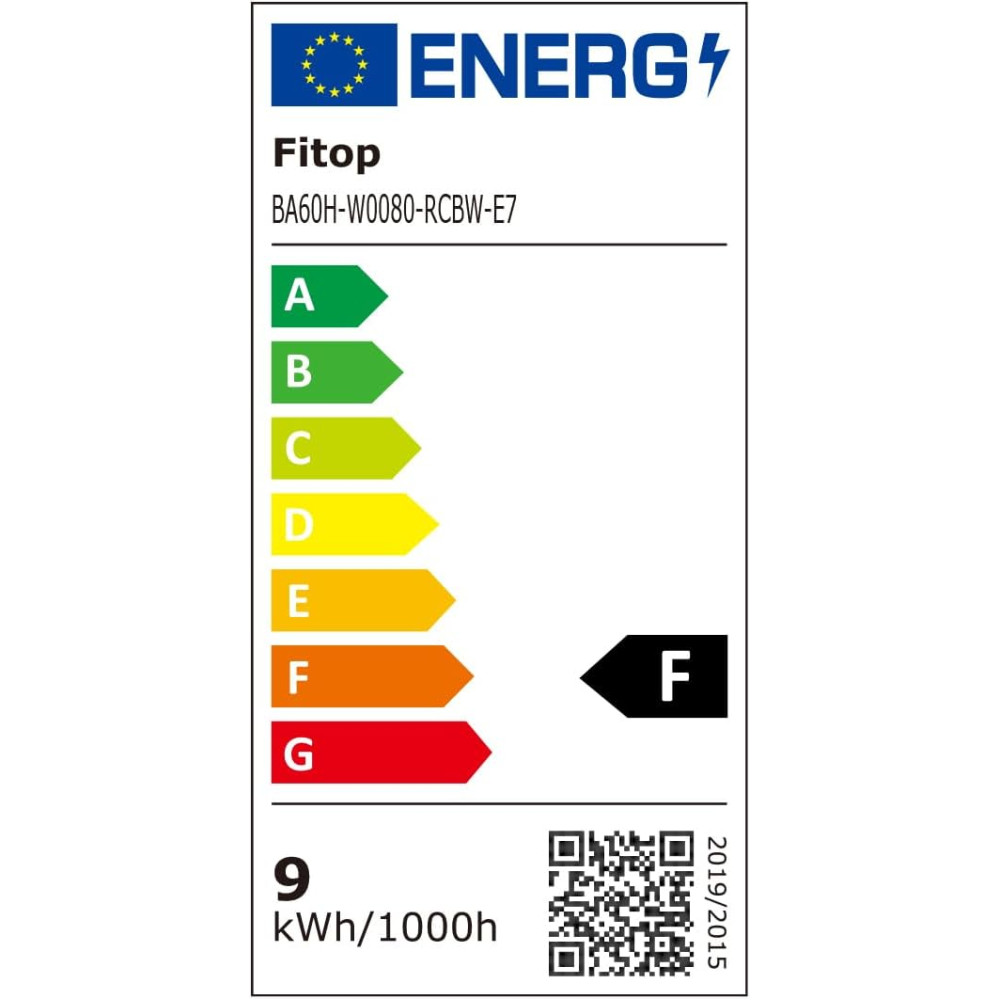 Смарт лампа Fitop WiFi E27 RGB и белый свет 9 Вт управление голосом 2 шт