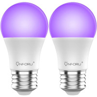 Ультрафіолетові LED лампи Onforu з цоколем E27 9W 2 шт