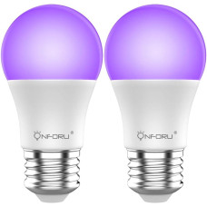Ультрафіолетові LED лампи Onforu з цоколем E27 9W 2 шт