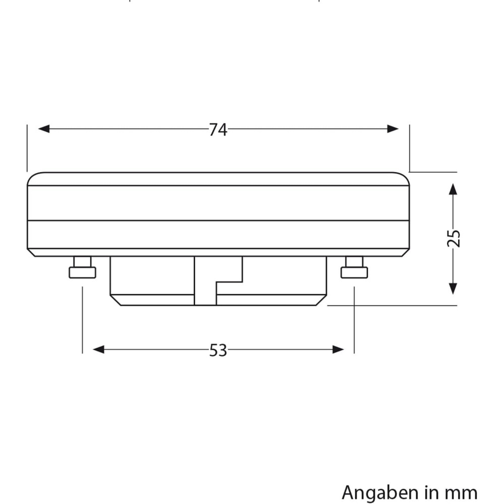 Энергосберегающая LED-лампа GX53 9W 6000K 3 уровня яркости 110-240V