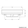 Энергосберегающая LED-лампа GX53 9W 6000K 3 уровня яркости 110-240V