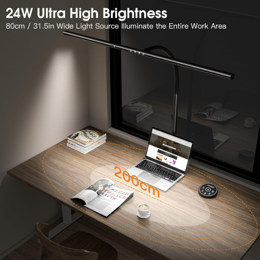 Настольная LED лампа EYOCEAN 24Вт 80 см с креплением