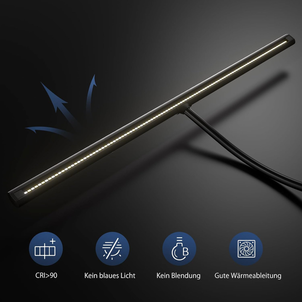 Настольная LED лампа EYOCEAN 24Вт 80 см с креплением