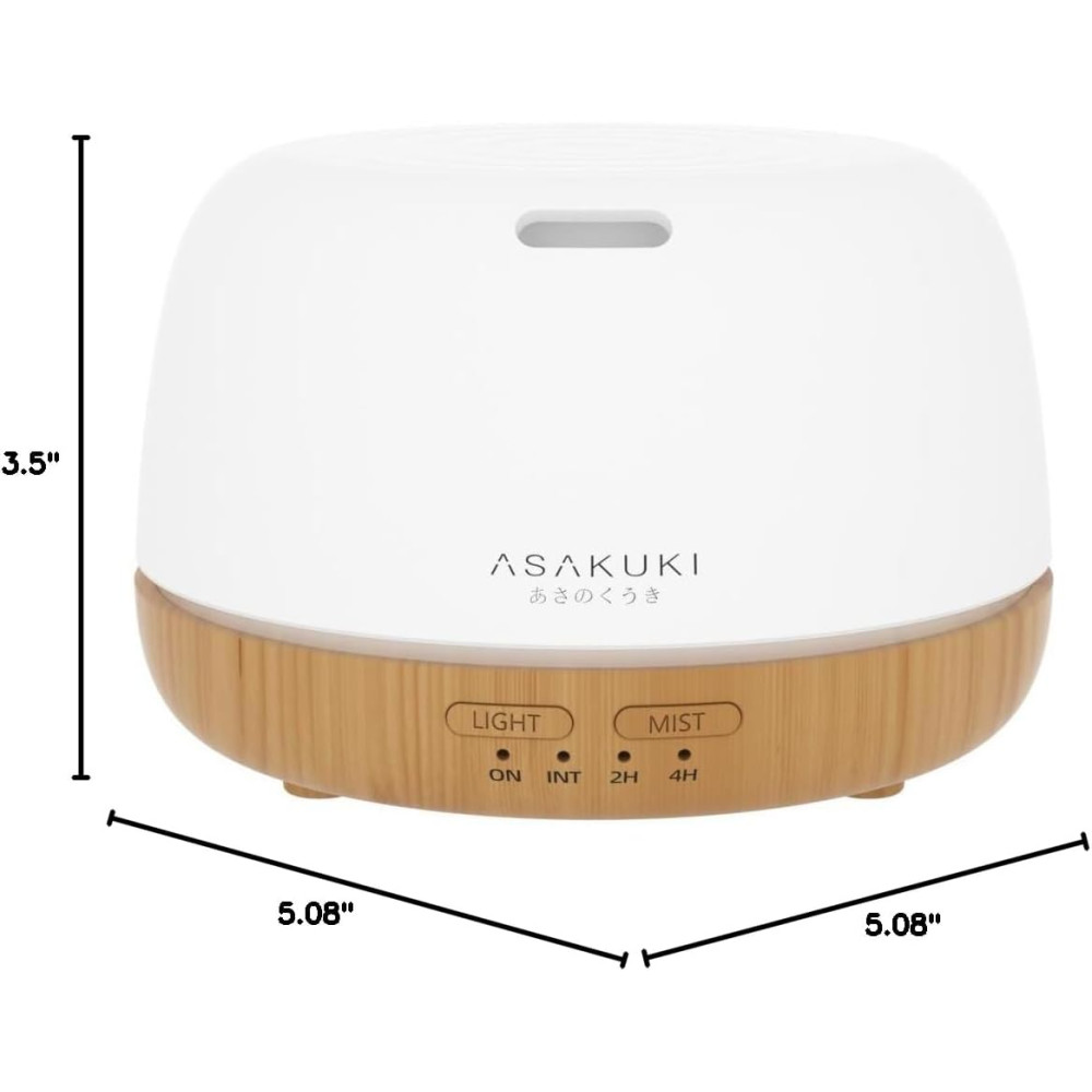 Аромадифузор ASAKUKI 300 мл с LED подсветкой 7 цветов
