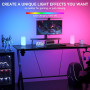 Настольная LED лампа RGB ночник 3 уровня яркости с регулировкой цвета