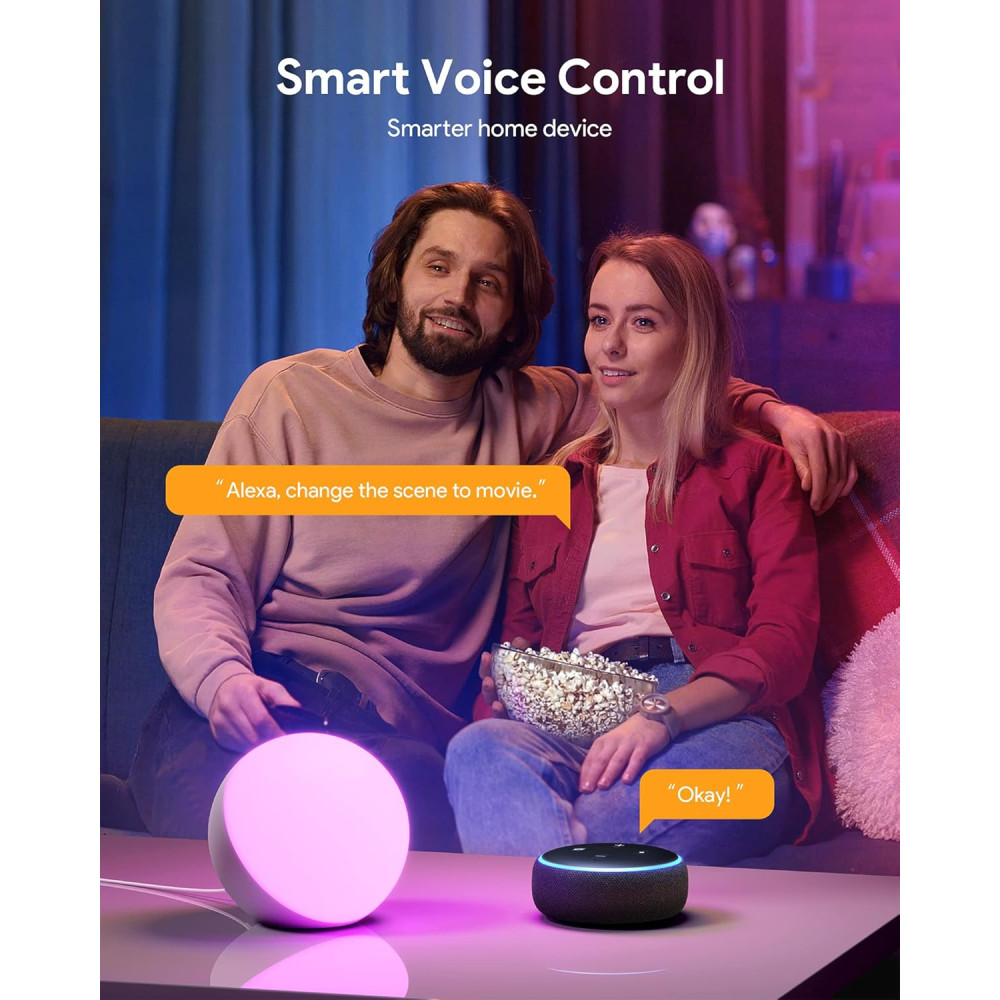 Умная настольная лампа Hifree T21 с регулировкой яркости и цвета RGB