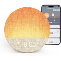 Световой будильник с эффектом рассвета и белым шумом — Dreamegg Sunrise 1, 29 звуков, ночник