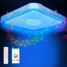 Стельовий LED світильник RGB 30 Вт з Bluetooth колонкою TOPBOS димований