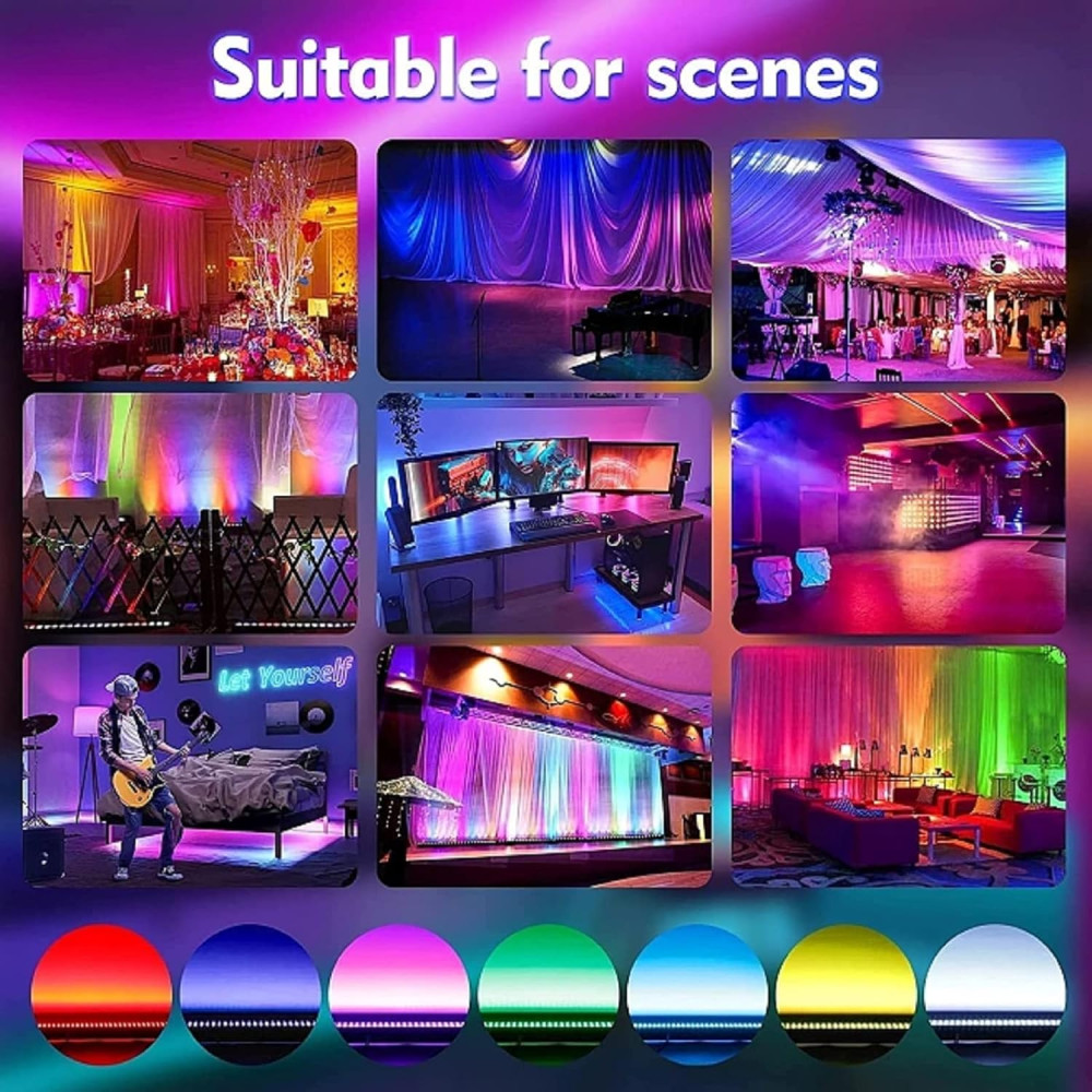 Стельовий LED світильник RGB 30 Вт з Bluetooth колонкою TOPBOS димований