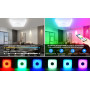 Стельовий LED світильник RGB 30 Вт з Bluetooth колонкою TOPBOS димований