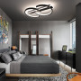 Светодиодная люстра потолочная LUOLONG 35 Вт 40 см с пультом ДК