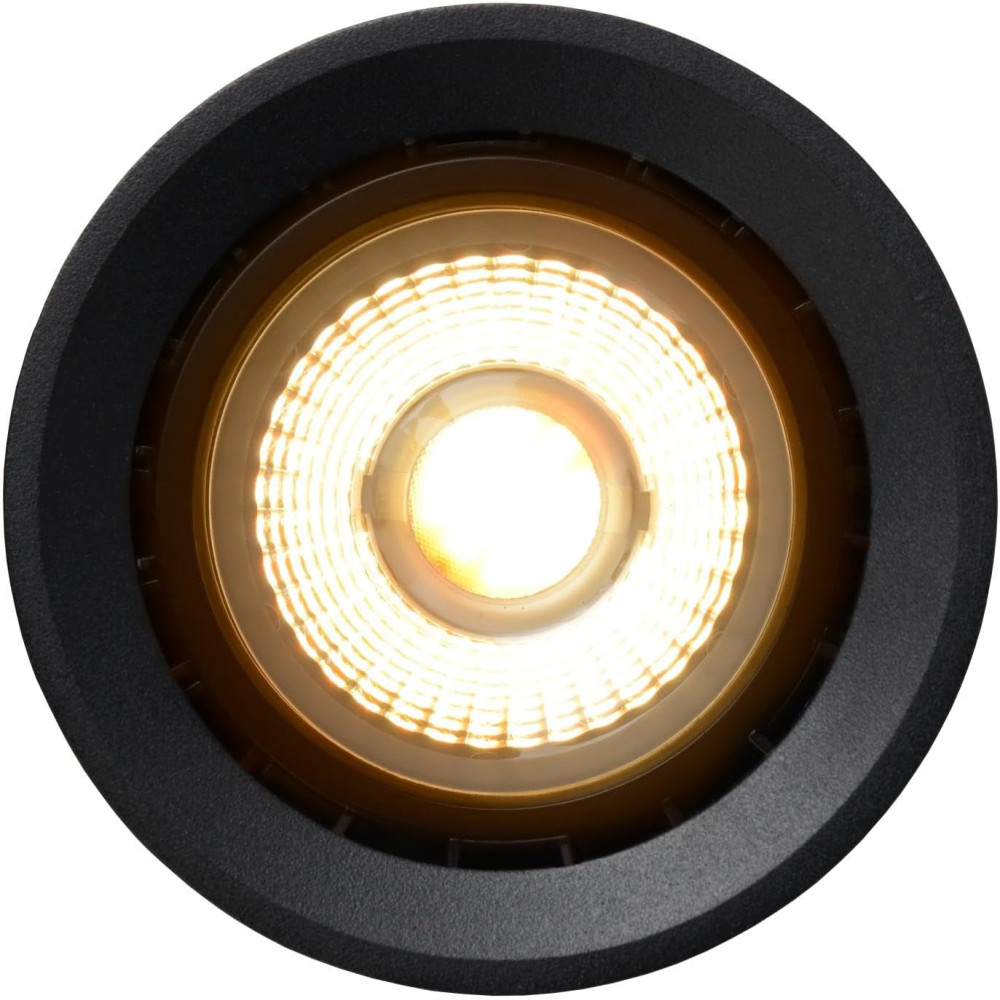 Потолочный LED-спот Lucide 12 см в диаметре Dim to Warm GU10
